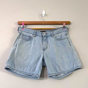 Banana Republic Petite Light Wash Bermuda Shorts